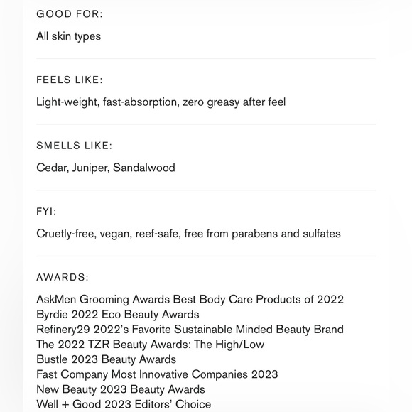 UNI 24hr body serum & Bag SET exfoliation Australian caviar collagen NEW SEALED - Picture 16 of 16